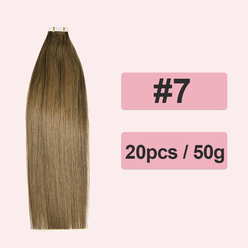 Human hair extensions inspired by film hair wig styles, designed for seamless integration